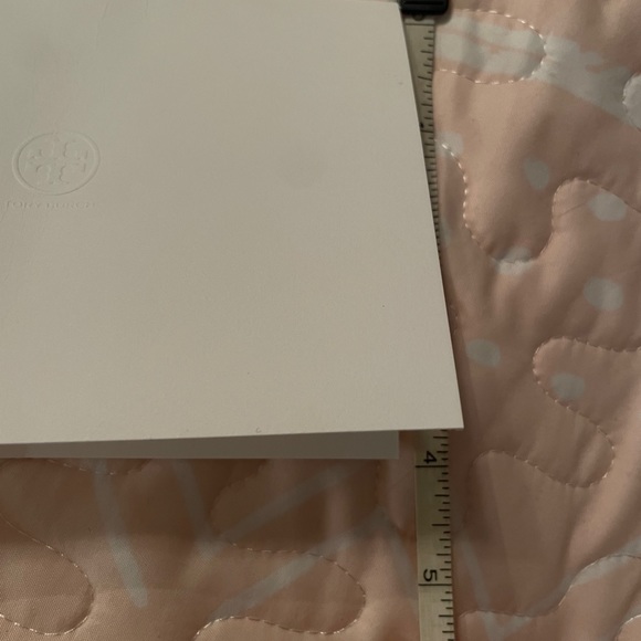 Tory Burch White Gift Card Enjoy Note and Envelope - Picture 5 of 6